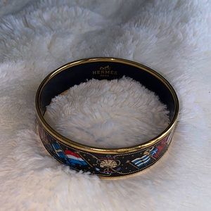 Hermes enamel bracelet